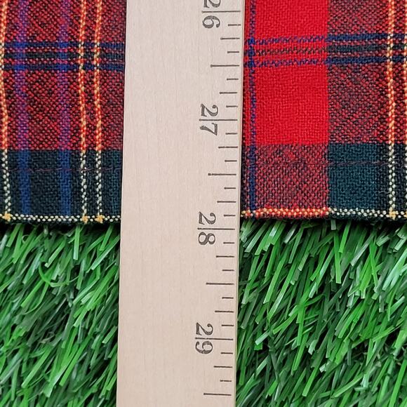 Adams-Row Country Wool Plaid Button Shirt Medium 21x28 Baggy Flannel - Picture 10 of 15